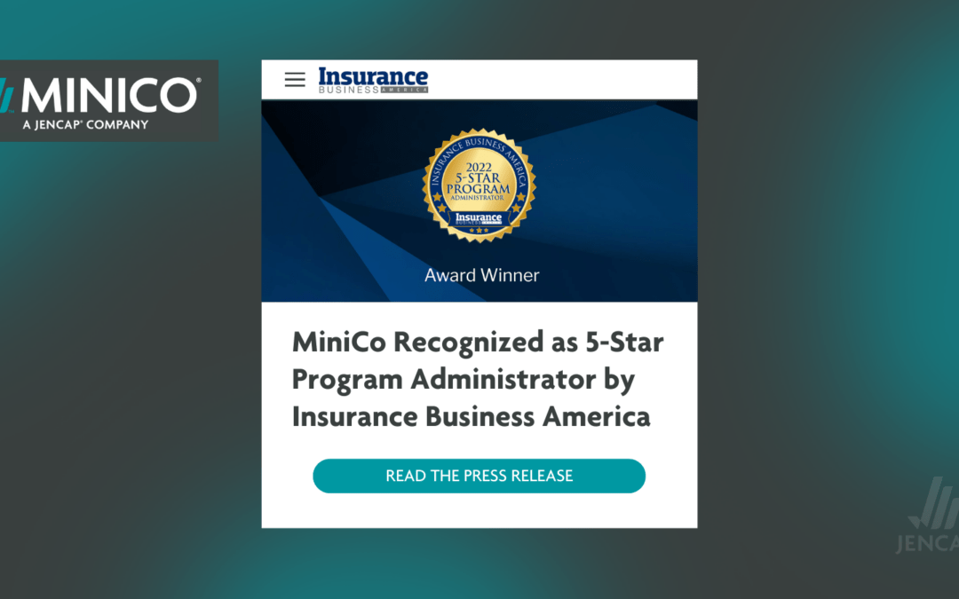 MiniCo Recognized as 5-Star Program Administrator by Insurance Business America