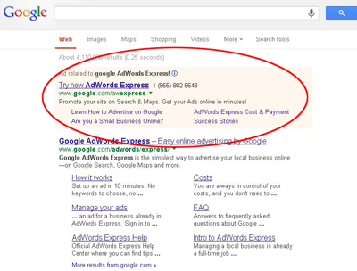 How to Set up a Google AdWords Express Account in under 15 Minutes