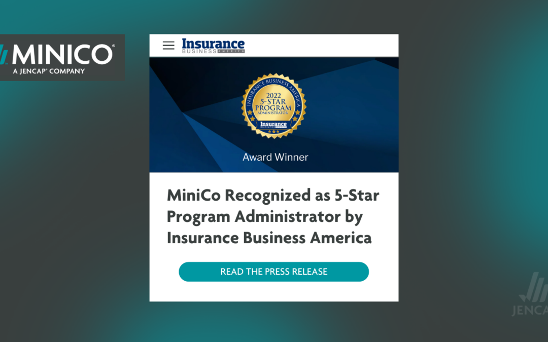 MiniCo Recognized as 5-Star Program Administrator by Insurance Business America